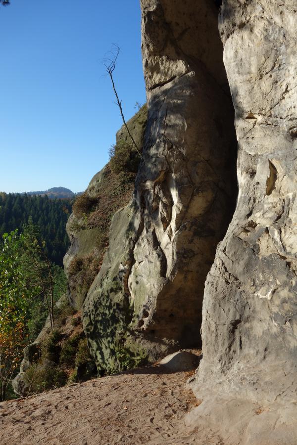 Gasthaus "Zum Wanderstuebel" Hinterhermsdorf Exteriör bild